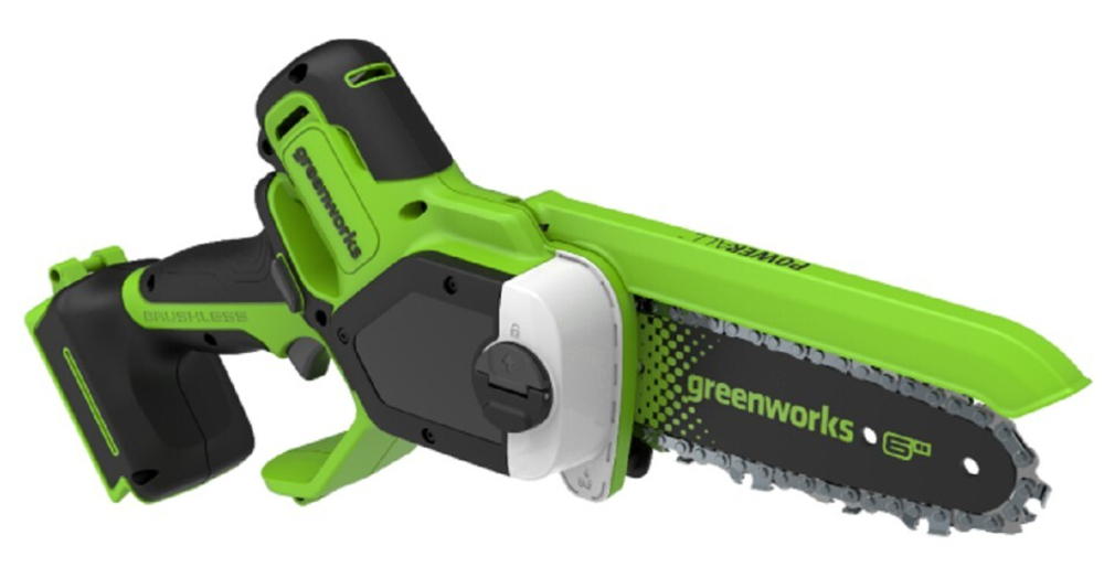 Пила цепная аккумуляторная GREENWORKS GD24CS15 24V, без АКБ и ЗУ 2010107