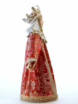 Кукла фарфоровая Царица в праздничном одеянии