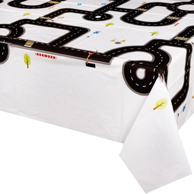 Скатерть полиэтиленовая «Машинки», 130×180 см