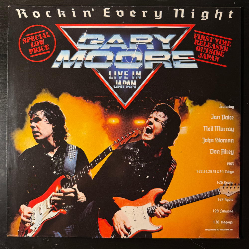 Gary Moore- Rockin' Every Night - Live In Japan (Европа 1986г.)