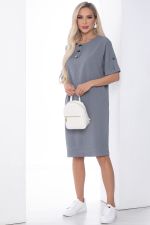 Платье Кайла люкс (серое) П10101 LT Collection