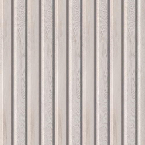 Панель Стеновая Реечная МДФ Stella Beats Light Ясень Айвори 2700x119x16 (4шт.упак.)