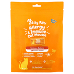 Zesty Paws, Мусс для кошек против аллергии и иммунитета, для кошек, для всех возрастов, с курицей, 14 пакетиков по 6 г (0,2 унции)