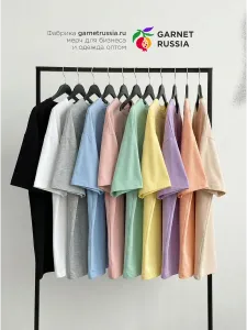 Футболка оверсайз черная с гербом России