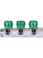 Коллектор регулирующий STOUT 1х3/4 ЕК , 3 отвода SMB-6850-013403