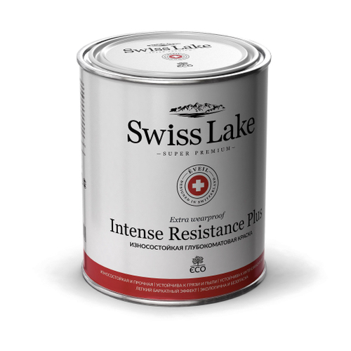 Износостойкая краска SWISS LAKE Intense Resistance Plus 9 л,