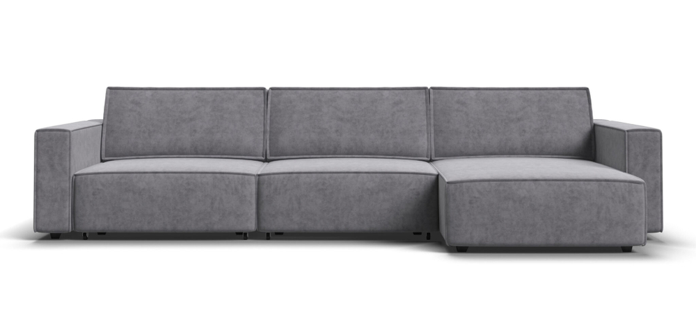 Угловой диван BOSS SOFT MODOOL MAX Велюр Royal агат