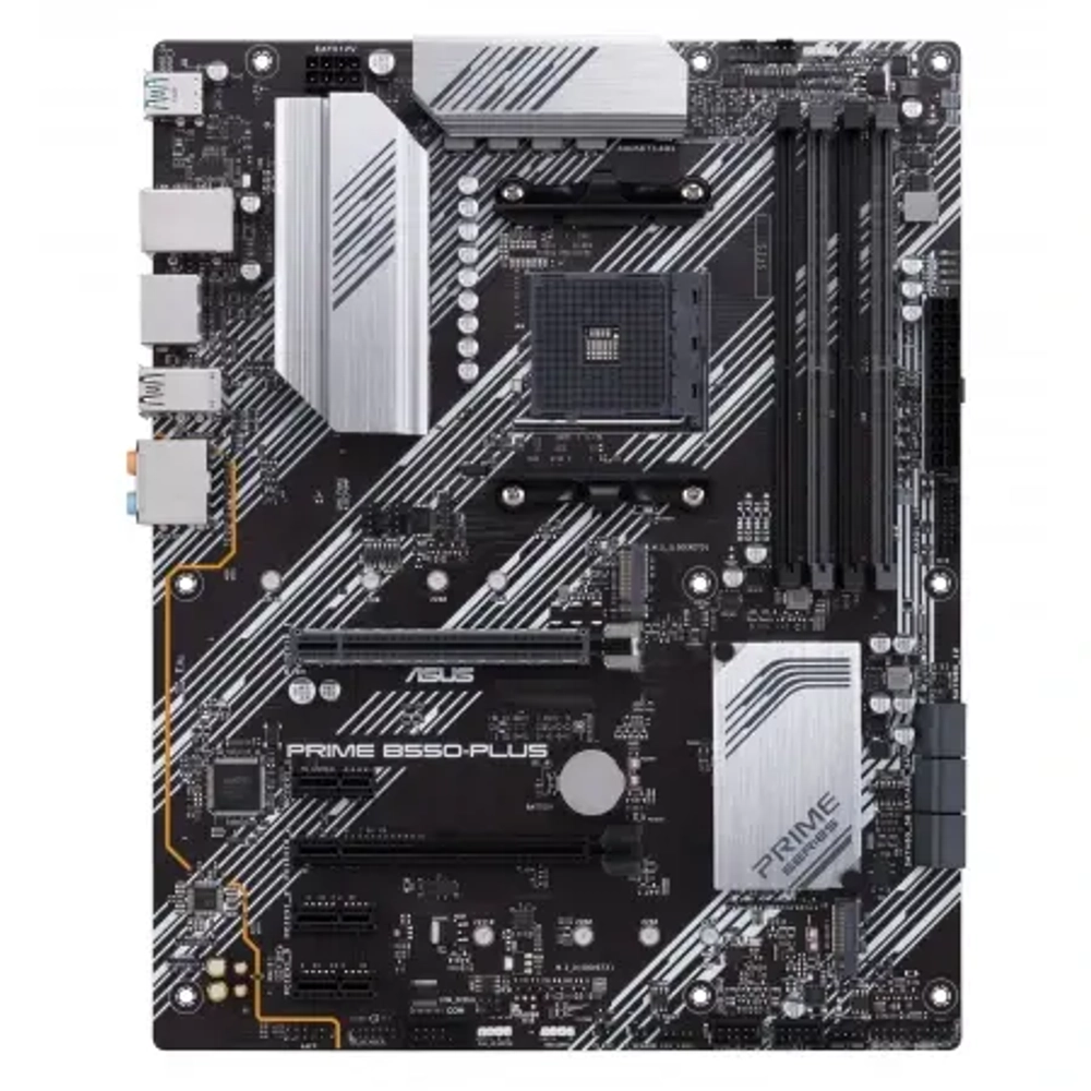Материнская плата ASUS PRIME B550-PLUS, Socket AM4, 4xDDR4 (4400 OC) ATX (PRIME B550-PLUS)