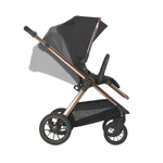 Детская коляска 3 в 1 Espiro Code 2025 и автокресло Pi Gray blue 10 clever black/ Серый/синий (Gray blue 103)