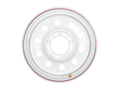 Диск усиленный УАЗ стальной белый 5x139,7 7xR16 d110 ET+30