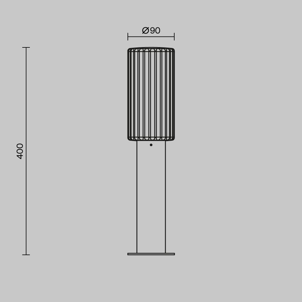 Уличный ландшафтный светильник Maytoni   O502FL-01B