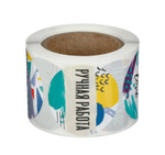 Наклейки бумажные «Ручная работа», 4  4 см, рулон 11 м - 252 шт.