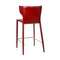 Стул полубарный Austin, кожа ретро-красный