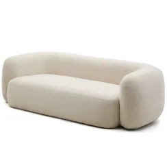 Трехместный диван Martina, 240 см, белое букле