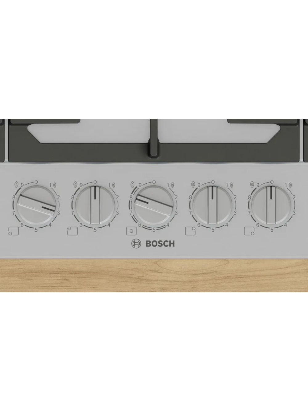 Встраиваемая варочная панель Bosch PCR9A5I90M, газовая, газ контроль
