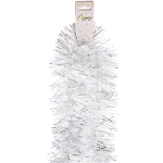 Мишура «Зимняя сказка» 2м, 9 см, Белый/Серебро