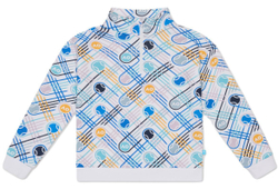 Кофта для мальчика теннисная Australian Open Quarter Zip Fleece - белый