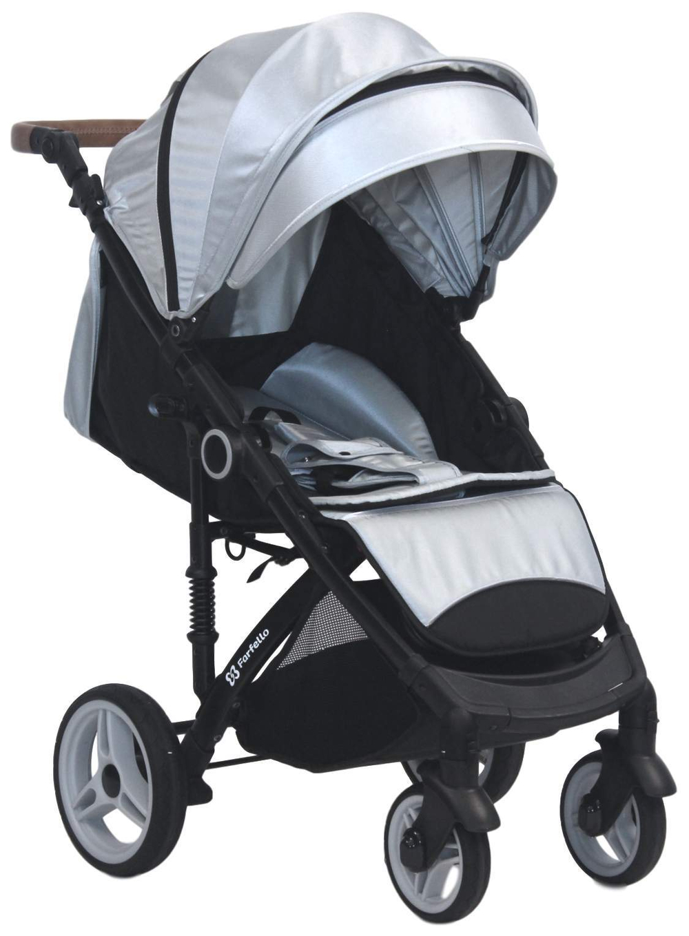 Коляска детская прогулочная Bino Angel Comfort серебристый Артикул: BAC-9