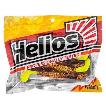 Виброхвост Zander 4'/10,2см Black Sparkles LT 5шт. (HS-36-033) Helios