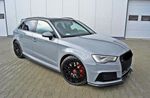Карбоновые боковые юбки для AUDI RS3 8VA 2015 - 2016 Ауди аэродинамический обвес