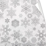 Бумага упаковочная 50х70 см «Метель» (1 лист), Серебро