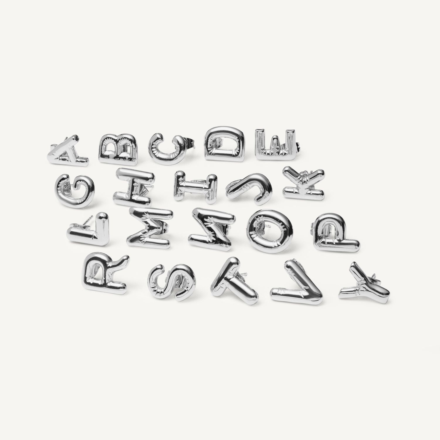 Серьги My ABC Earrings - Silver