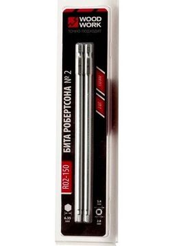 Бита Robertson 2, 2 шт для саморезов WOODWORK R02-150