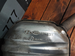 Глушитель Kia Optima 4 (JF) 16-20 Б/У Оригинал 28710D4010