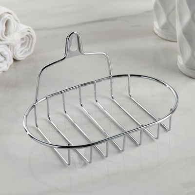 Подвесная овальная мыльница (13,5х10,5х8 см)