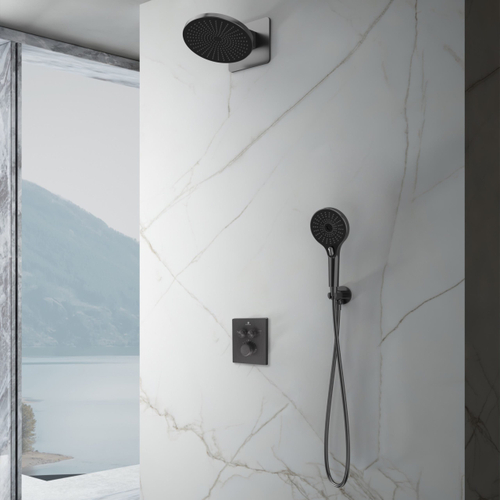 Душевой комплект Vincea Inspire VSFW-3I21MT5CH встраиваемый, термостат, двухрежимный, хром