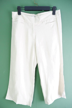 Бриджи Zara льняные, маркировка М, визуально 46 размер, новые