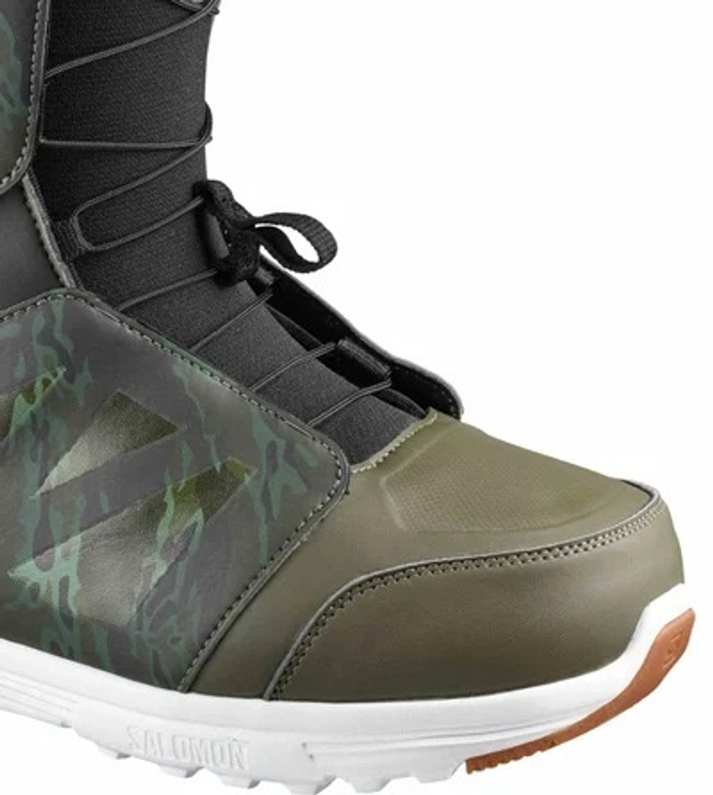 Ботинки для сноуборда SALOMON 2019-20 LAUNCH CAMO/OLV/BELUGA
