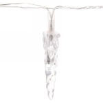 Гирлянда для дома 4,0 м 20 ламп LED с насадками СОСУЛЬКИ, прозрач.пров., авторежим.,IP-20 RG/RB (возможность соединения)
