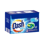 Капсулы Dash 3in1 Alpen Frische Сaps 20 Wash для стирки белого белья и светлых тканей с кондиционером-ополаскивателем, 20 шт