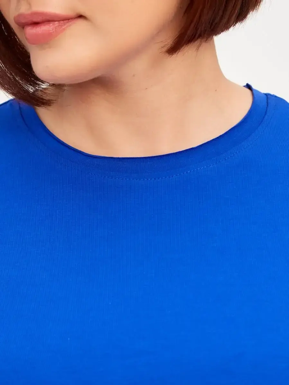 Футболка с баской оверсайз