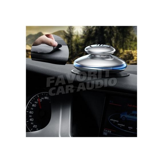 Ароматизатор Usams US-ZB042 металл торпедо серебряный