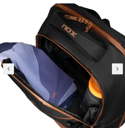 NOX MOCHILA OPEN SERIES BLACK/BROWN
