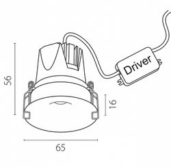 Встраиваемый светильник Lightstar Spira 74146