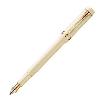 Перьевая ручка Parker Duofold F74 International Historical Colors Ivory GT перо F (1907138)
