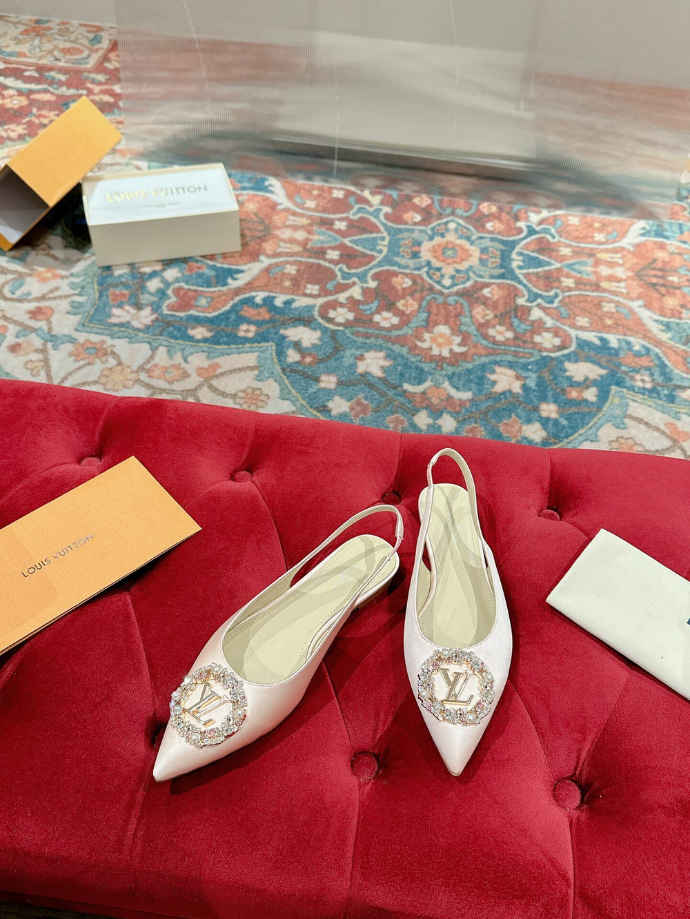 Louis Vuitton Met Slingback Ballerina