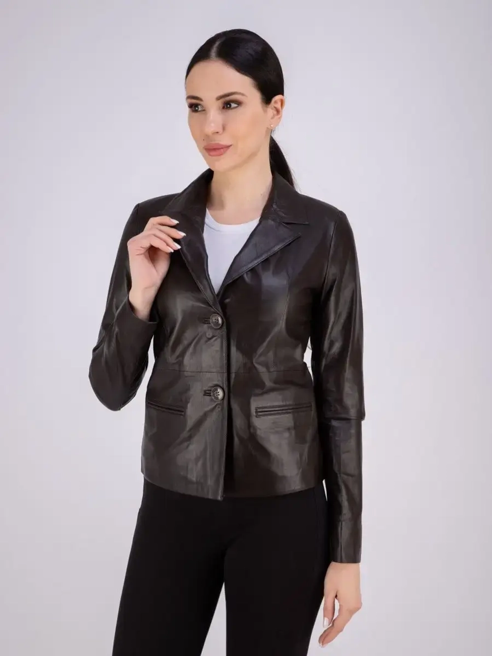 Куртка кожаная из натуральной кожи Турция