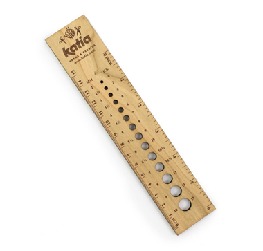 Многофункциональная линейка из натурального дерева Katia