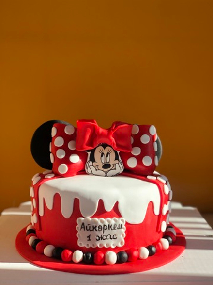Торт Микки маус, Мини маус , Minnie mouse,  Mickey Mouse на день рождение девочке