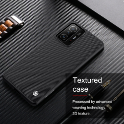 Тонкий текстурный чехол из нейлонового волокна от Nillkin для Xiaomi 11T и 11T Pro, серия Textured Case