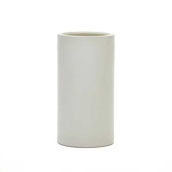 Кашпо Aiguablava, Ø42х80 см, белый цемент