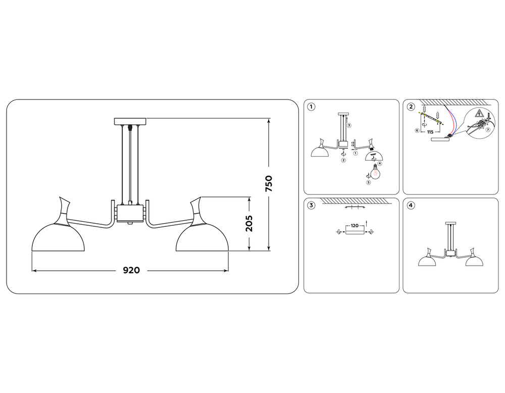 Ambrella Подвесная люстра Traditional TR9084