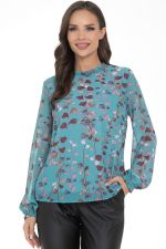 Блуза Волшебный шифон (бирюза) Diolche