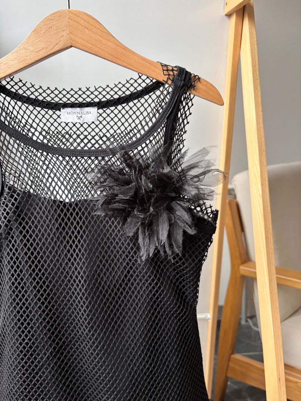 Сетчатое платье Monnalisa, 128