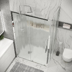 Душевой уголок Grossman Cosmo 110х100 120.K33.02.1110.10.02 стекло шиншилла/профиль хром