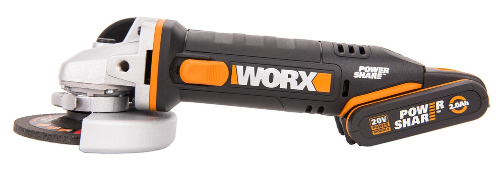 Угловая шлифмашина аккумуляторная WORX WX800